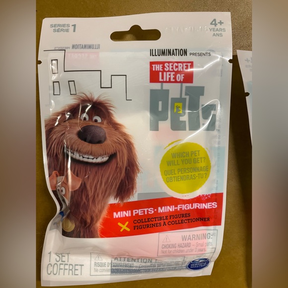 The Secret Life of Pets set of 6! Minis Mystery Blind Bags NWT 🎉Host Pick🎉 - Picture 2 of 3